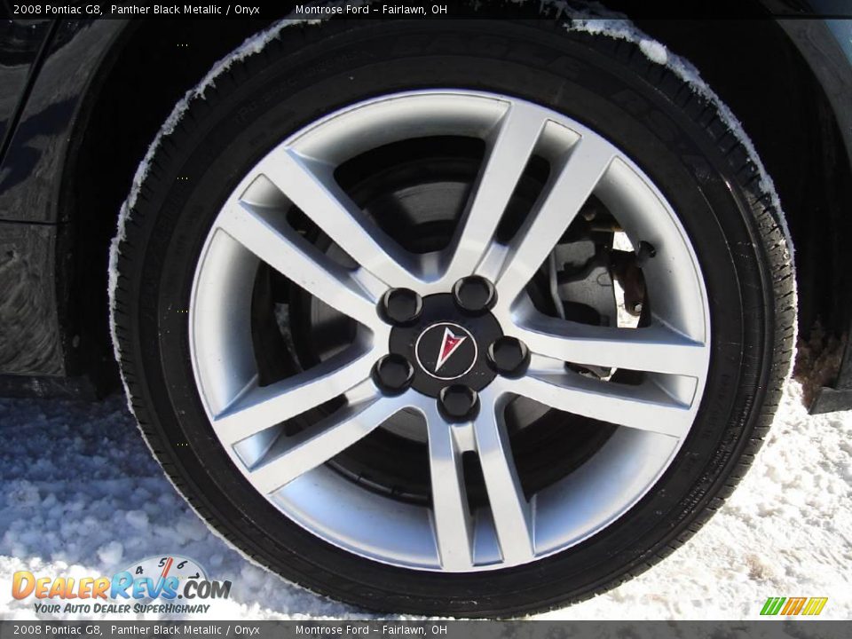 2008 Pontiac G8 Panther Black Metallic / Onyx Photo #11
