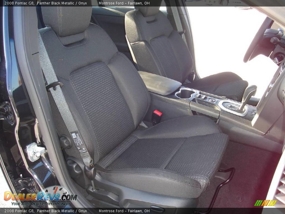 2008 Pontiac G8 Panther Black Metallic / Onyx Photo #14