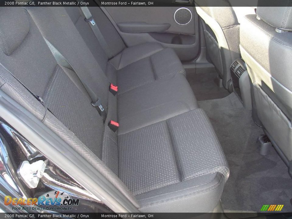 2008 Pontiac G8 Panther Black Metallic / Onyx Photo #15