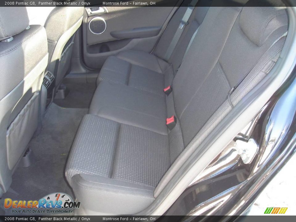 2008 Pontiac G8 Panther Black Metallic / Onyx Photo #16