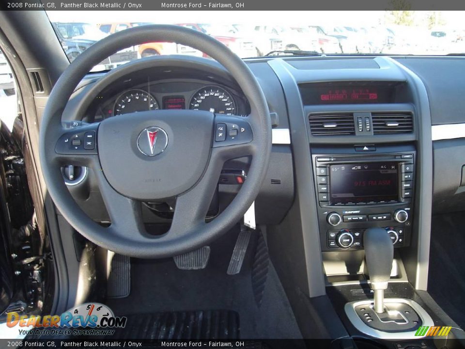 2008 Pontiac G8 Panther Black Metallic / Onyx Photo #17
