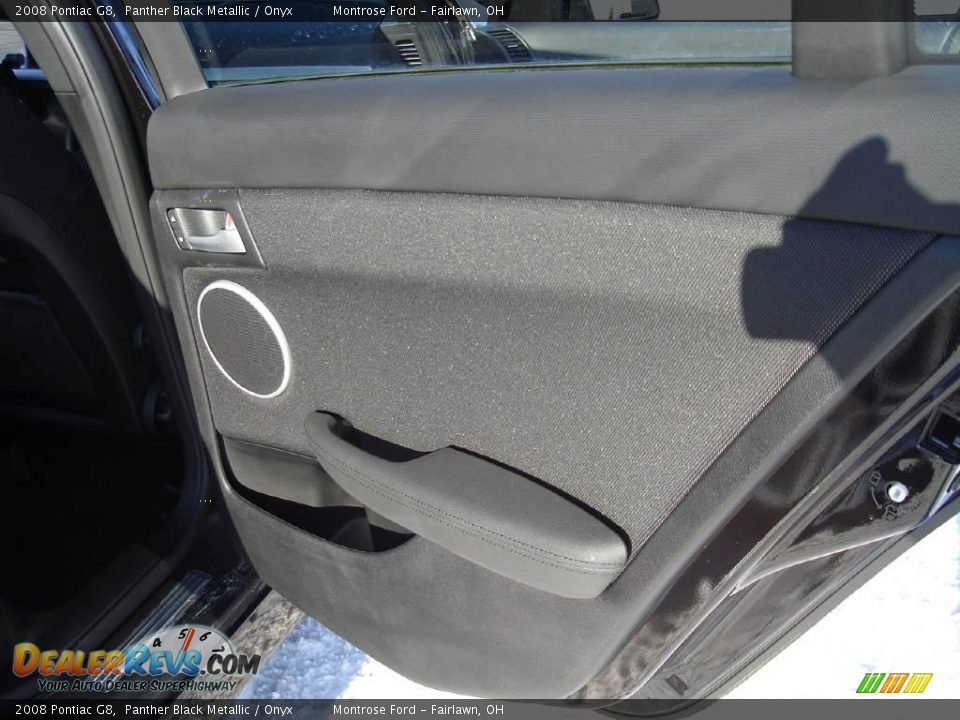 2008 Pontiac G8 Panther Black Metallic / Onyx Photo #18