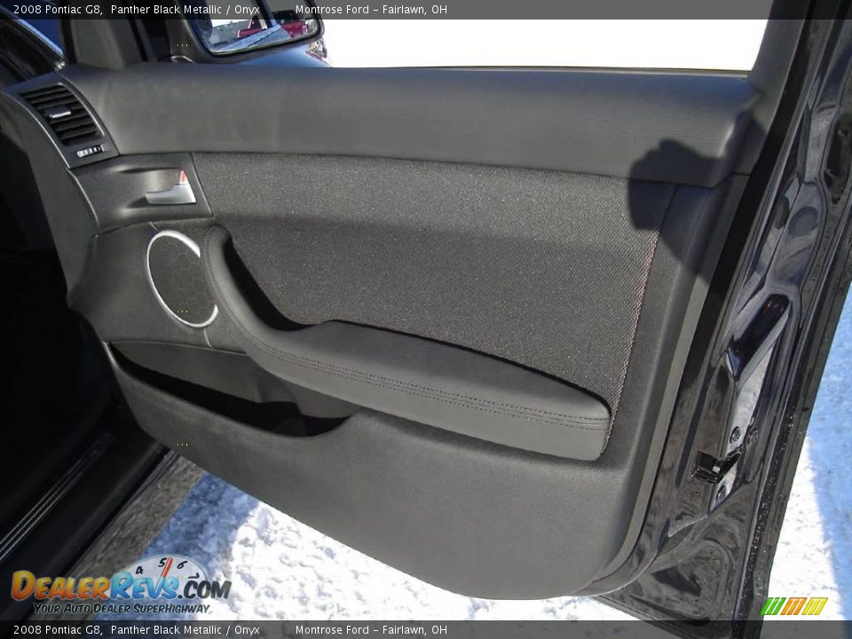 2008 Pontiac G8 Panther Black Metallic / Onyx Photo #19