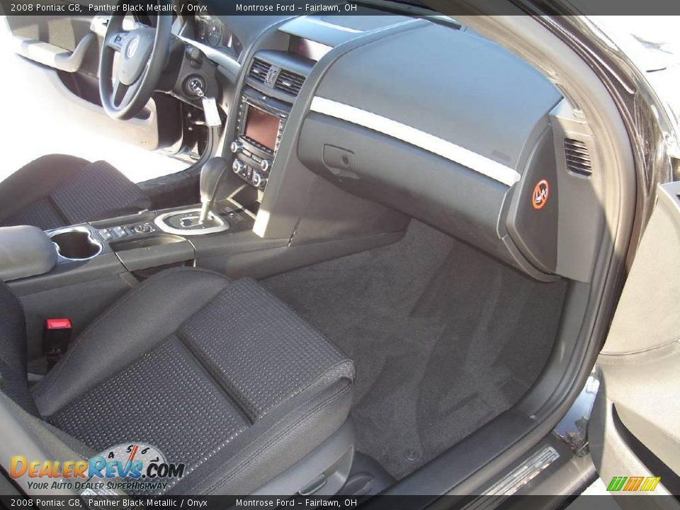 2008 Pontiac G8 Panther Black Metallic / Onyx Photo #20