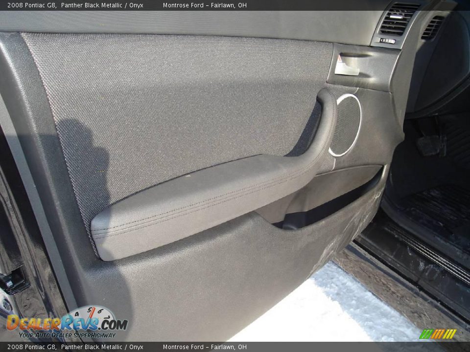 2008 Pontiac G8 Panther Black Metallic / Onyx Photo #22