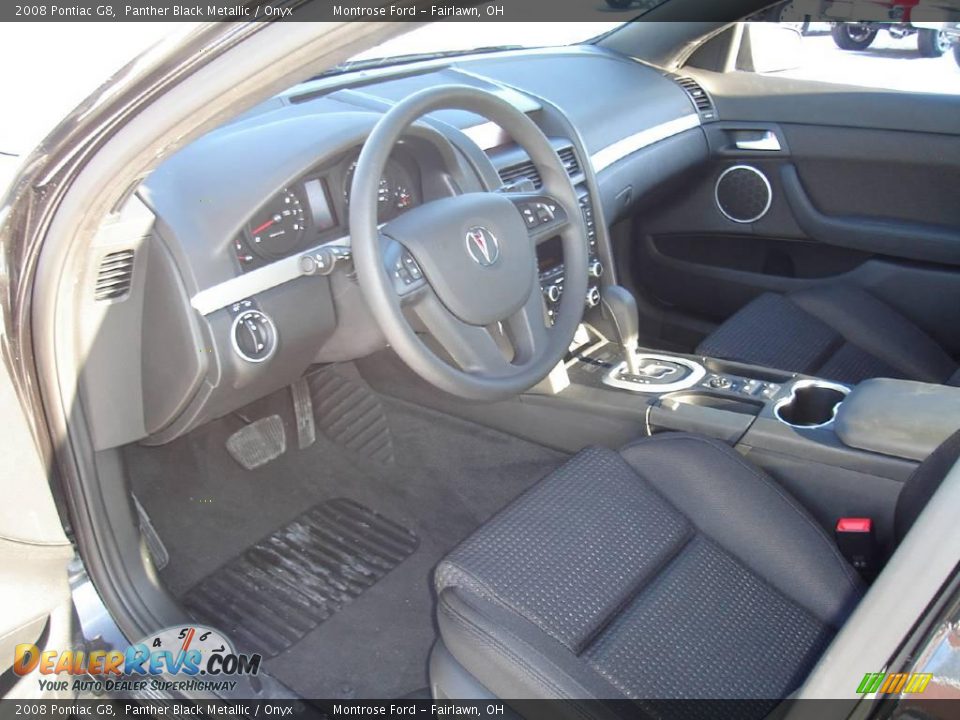 2008 Pontiac G8 Panther Black Metallic / Onyx Photo #23
