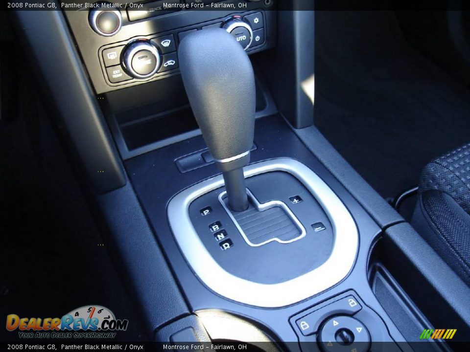 2008 Pontiac G8 Panther Black Metallic / Onyx Photo #29
