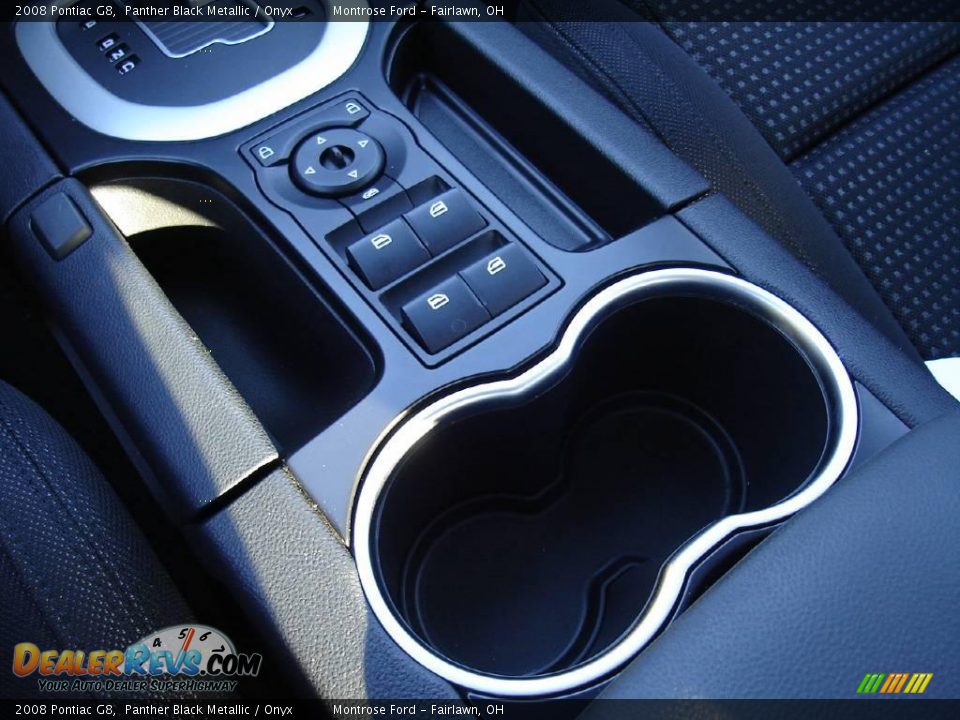 2008 Pontiac G8 Panther Black Metallic / Onyx Photo #30