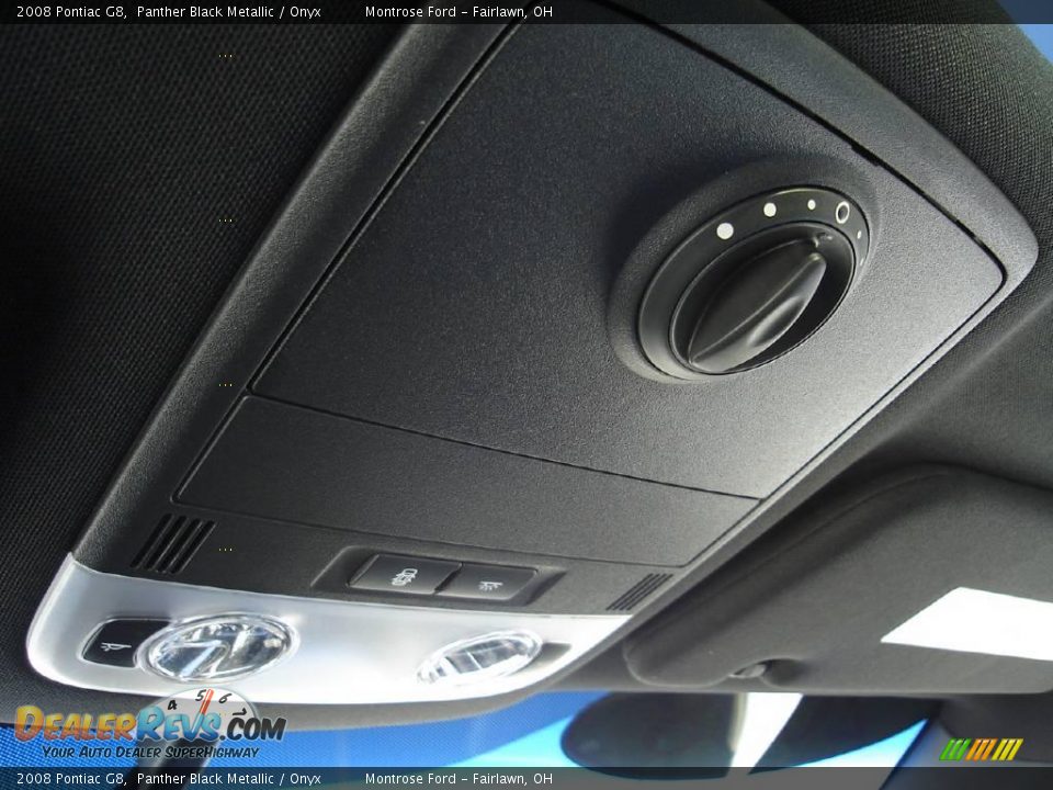 2008 Pontiac G8 Panther Black Metallic / Onyx Photo #31