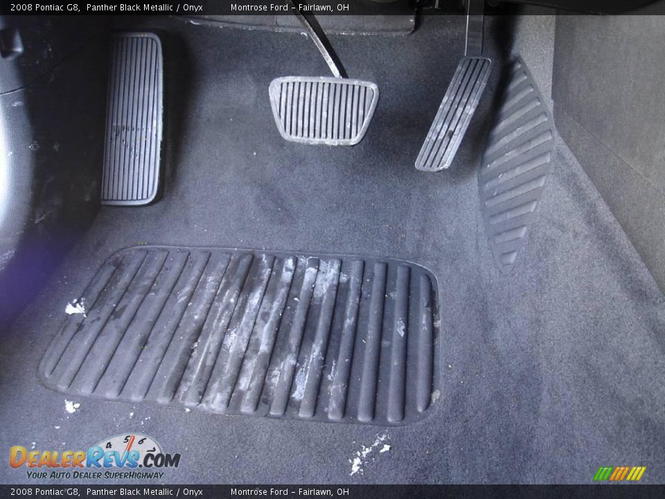 2008 Pontiac G8 Panther Black Metallic / Onyx Photo #33