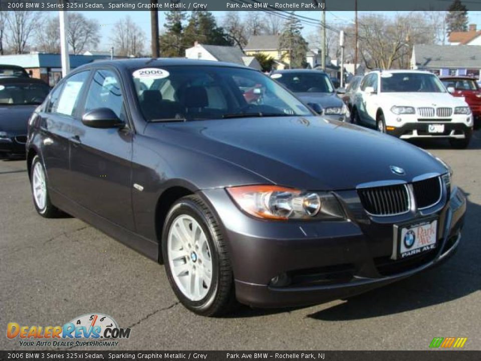 2006 BMW 3 Series 325xi Sedan Sparkling Graphite Metallic / Grey Photo #2