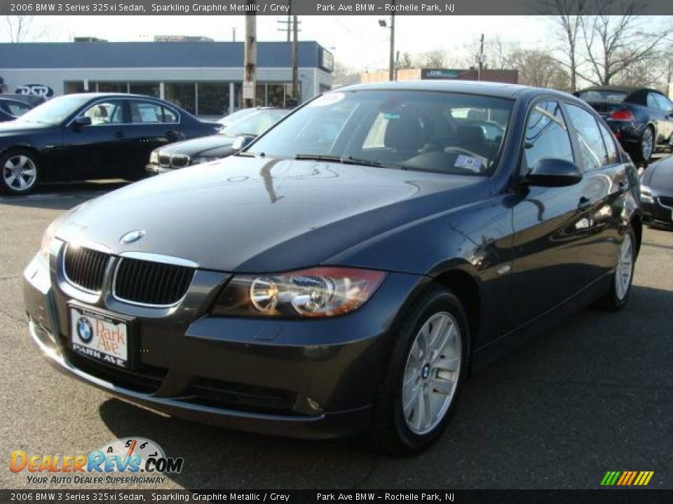 2006 BMW 3 Series 325xi Sedan Sparkling Graphite Metallic / Grey Photo #4