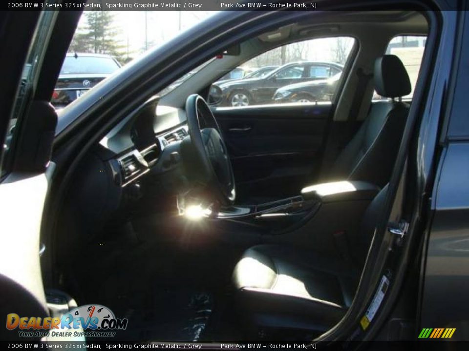 2006 BMW 3 Series 325xi Sedan Sparkling Graphite Metallic / Grey Photo #10