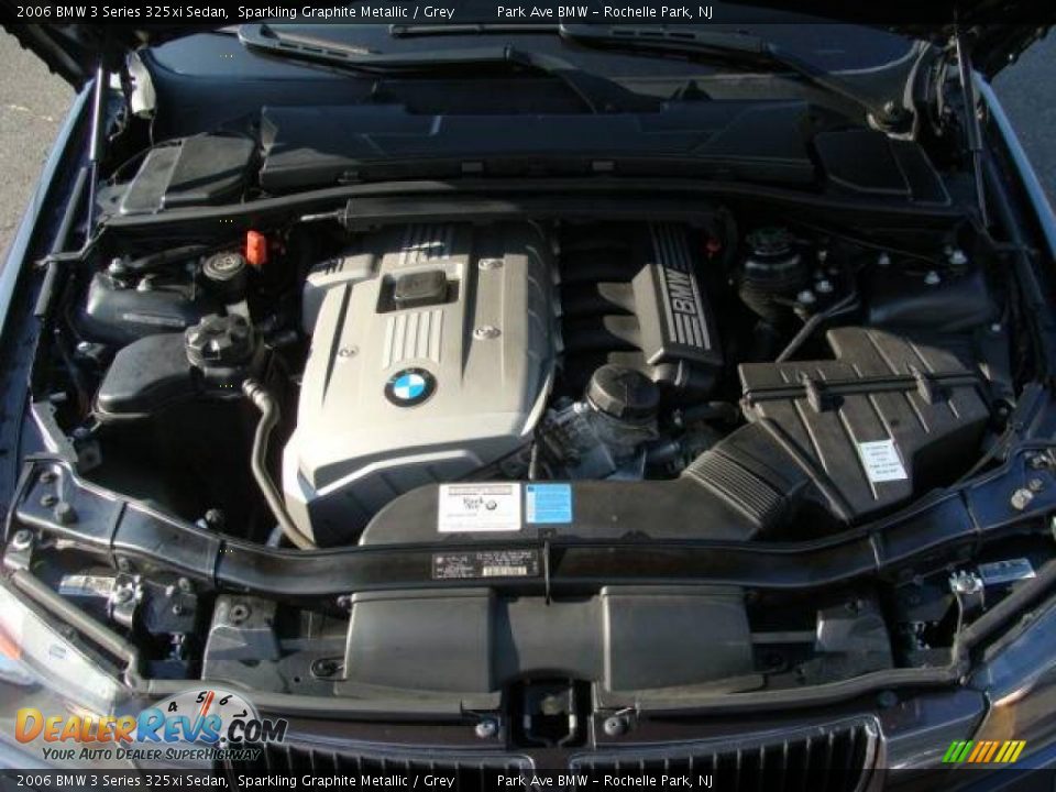2006 BMW 3 Series 325xi Sedan Sparkling Graphite Metallic / Grey Photo #25