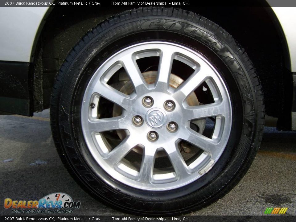 2007 Buick Rendezvous CX Platinum Metallic / Gray Photo #8
