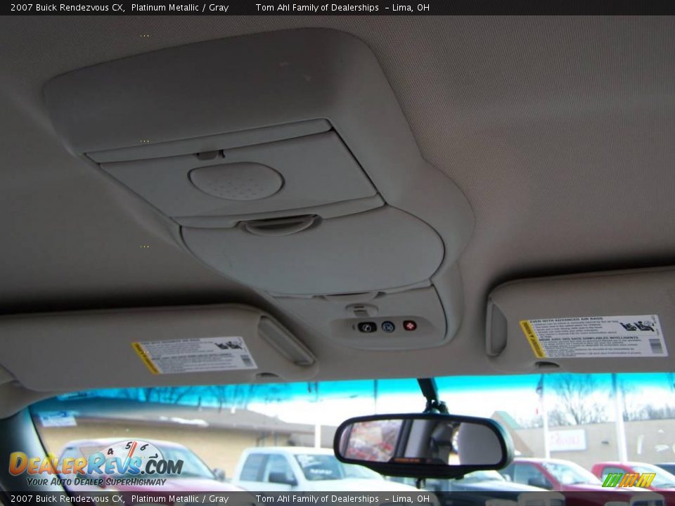 2007 Buick Rendezvous CX Platinum Metallic / Gray Photo #16