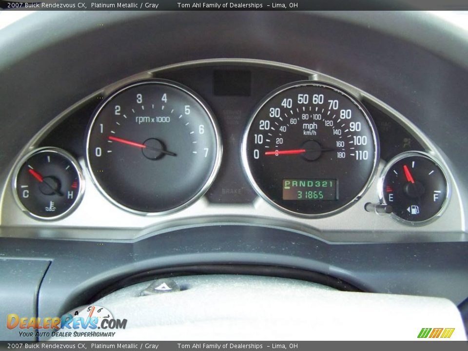 2007 Buick Rendezvous CX Platinum Metallic / Gray Photo #18