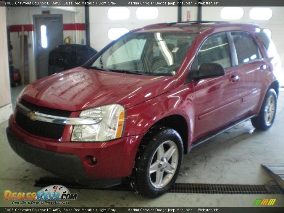 2005 Chevrolet Equinox LT AWD Salsa Red Metallic / Light Gray Photo #1