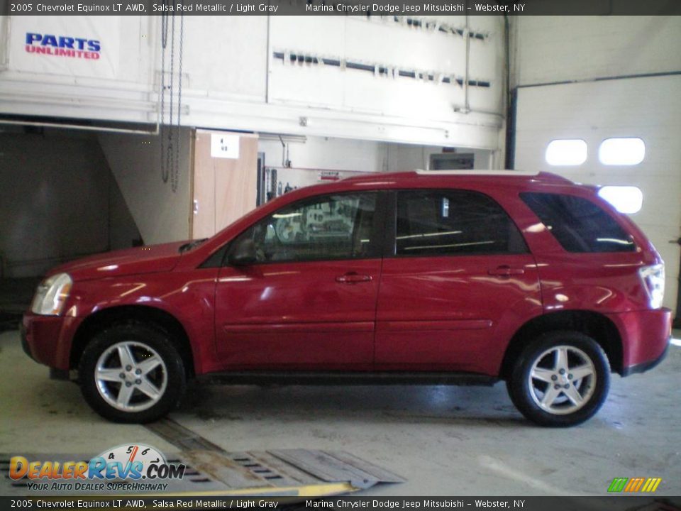 2005 Chevrolet Equinox LT AWD Salsa Red Metallic / Light Gray Photo #6