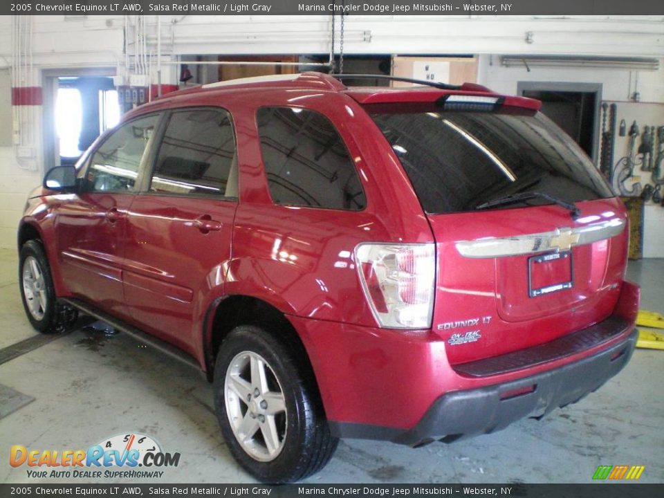 2005 Chevrolet Equinox LT AWD Salsa Red Metallic / Light Gray Photo #7