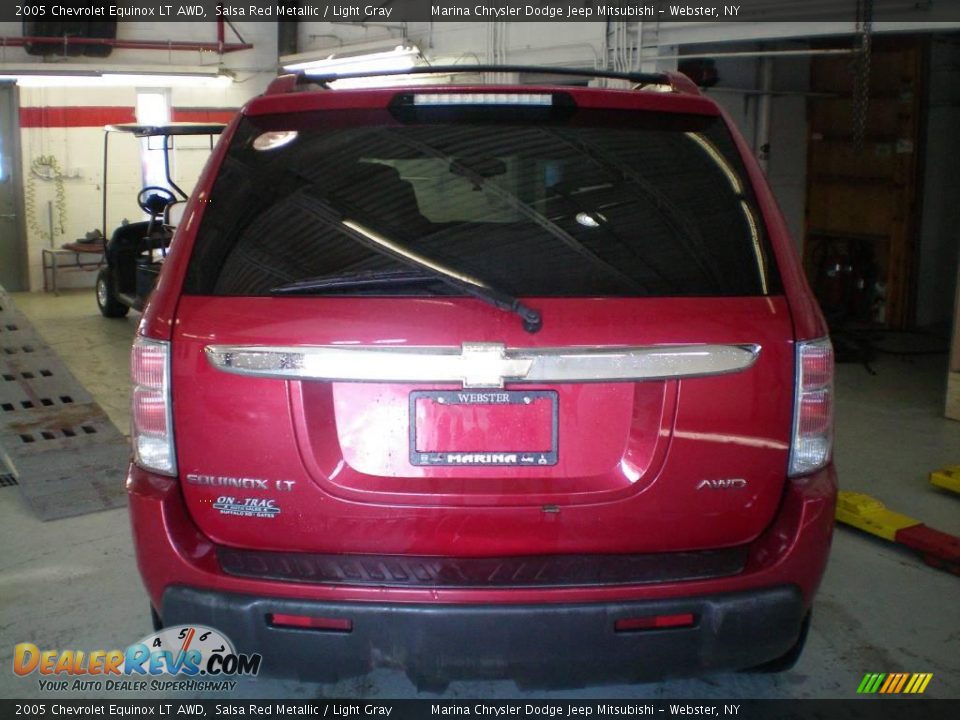 2005 Chevrolet Equinox LT AWD Salsa Red Metallic / Light Gray Photo #8