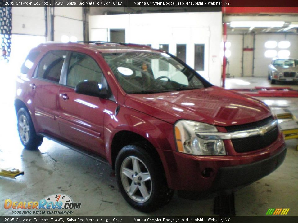 2005 Chevrolet Equinox LT AWD Salsa Red Metallic / Light Gray Photo #11