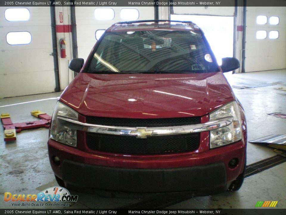 2005 Chevrolet Equinox LT AWD Salsa Red Metallic / Light Gray Photo #12