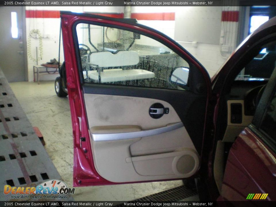 2005 Chevrolet Equinox LT AWD Salsa Red Metallic / Light Gray Photo #14