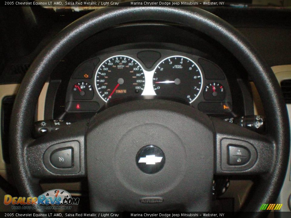 2005 Chevrolet Equinox LT AWD Salsa Red Metallic / Light Gray Photo #22