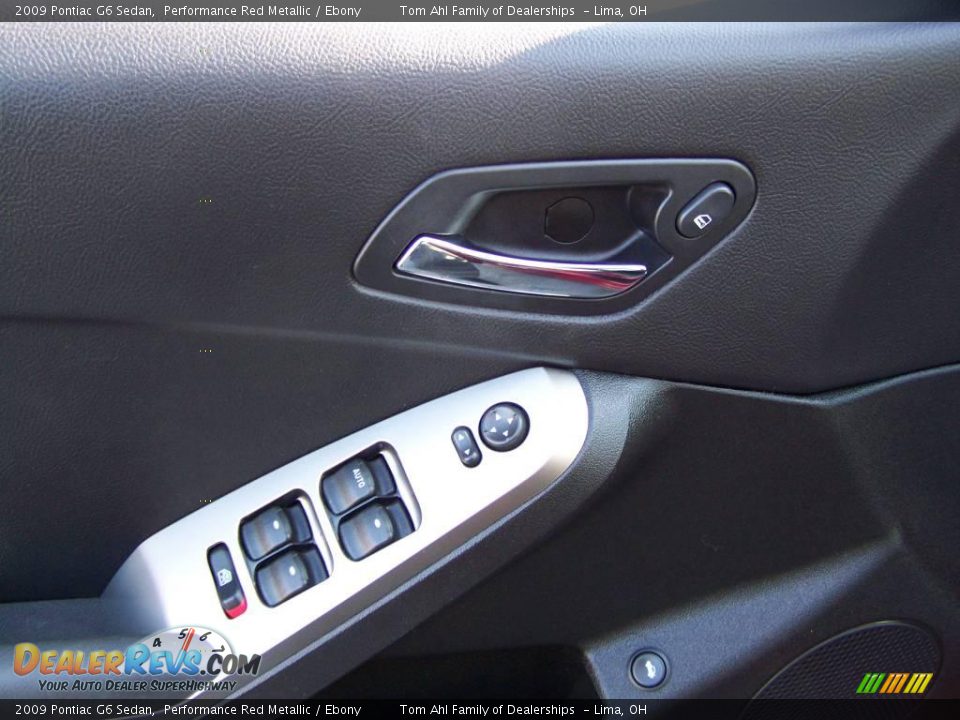 2009 Pontiac G6 Sedan Performance Red Metallic / Ebony Photo #10