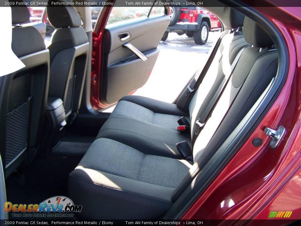2009 Pontiac G6 Sedan Performance Red Metallic / Ebony Photo #11