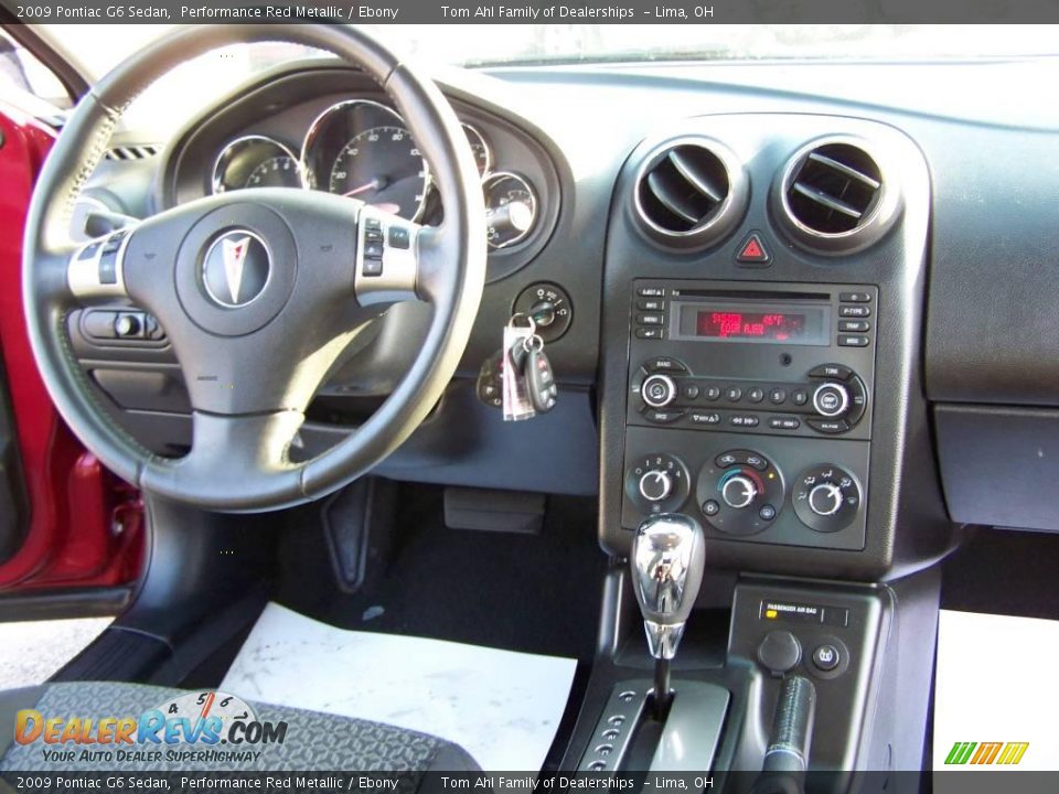 2009 Pontiac G6 Sedan Performance Red Metallic / Ebony Photo #14