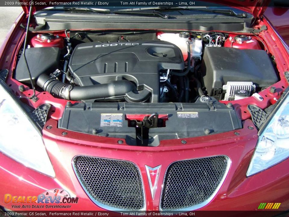 2009 Pontiac G6 Sedan Performance Red Metallic / Ebony Photo #15