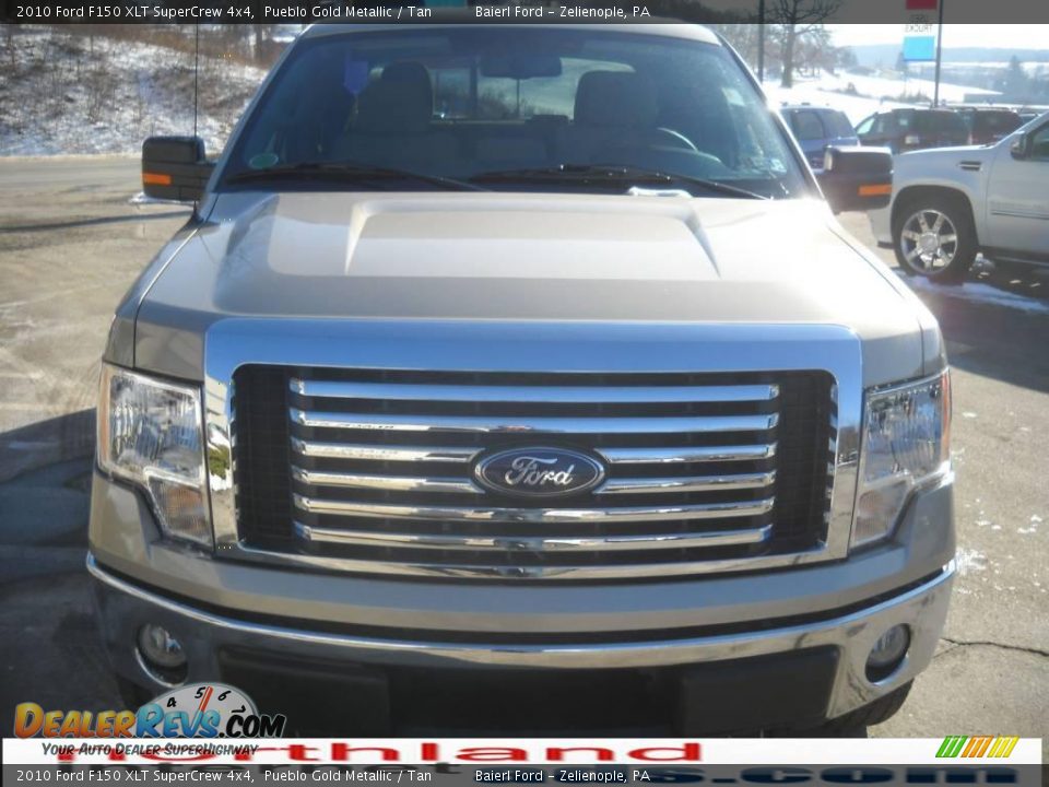 2010 Ford F150 XLT SuperCrew 4x4 Pueblo Gold Metallic / Tan Photo #3