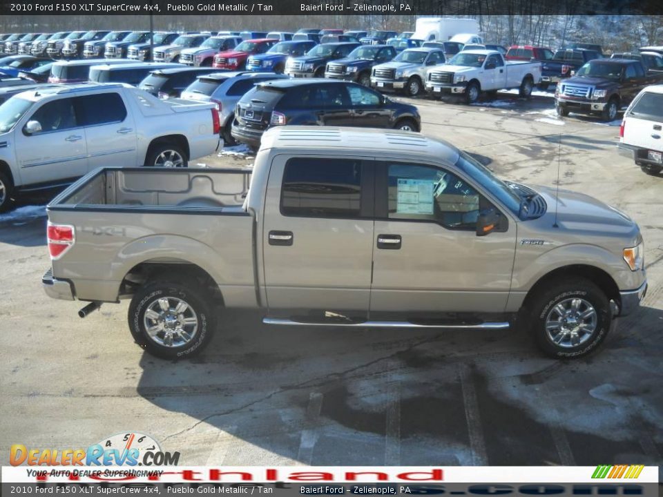 2010 Ford F150 XLT SuperCrew 4x4 Pueblo Gold Metallic / Tan Photo #5