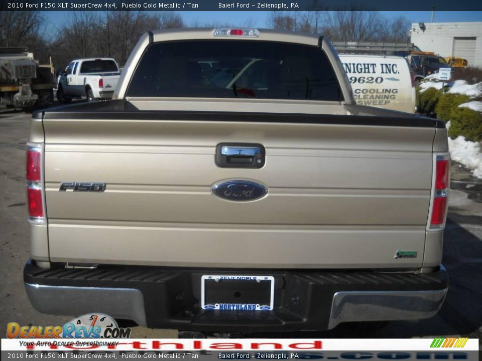 2010 Ford F150 XLT SuperCrew 4x4 Pueblo Gold Metallic / Tan Photo #7