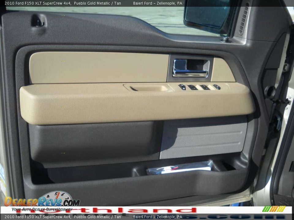 2010 Ford F150 XLT SuperCrew 4x4 Pueblo Gold Metallic / Tan Photo #9