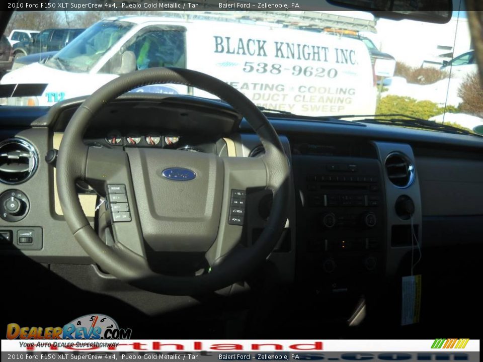 2010 Ford F150 XLT SuperCrew 4x4 Pueblo Gold Metallic / Tan Photo #14