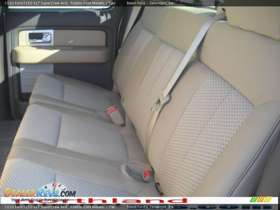 2010 Ford F150 XLT SuperCrew 4x4 Pueblo Gold Metallic / Tan Photo #15