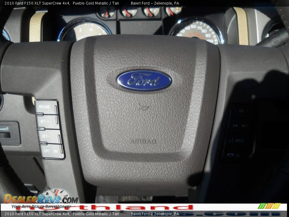 2010 Ford F150 XLT SuperCrew 4x4 Pueblo Gold Metallic / Tan Photo #19