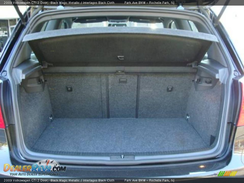2009 Volkswagen GTI 2 Door Black Magic Metallic / Interlagos Black Cloth Photo #18