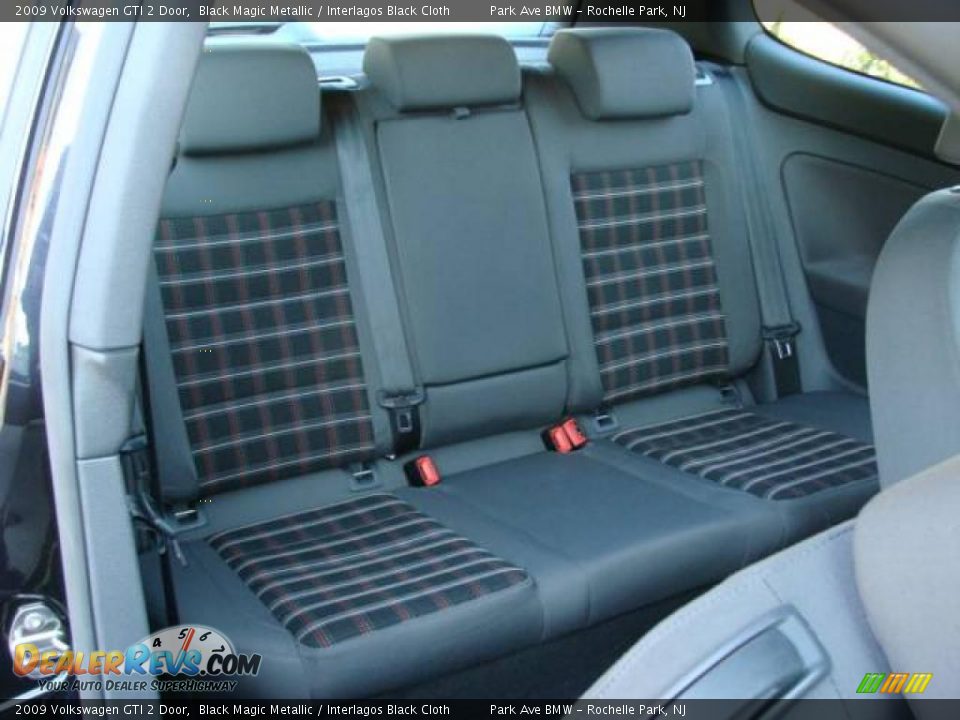 2009 Volkswagen GTI 2 Door Black Magic Metallic / Interlagos Black Cloth Photo #21