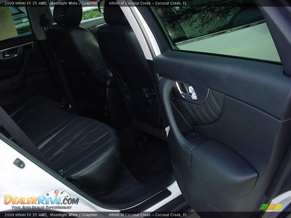 2009 Infiniti FX 35 AWD Moonlight White / Graphite Photo #21