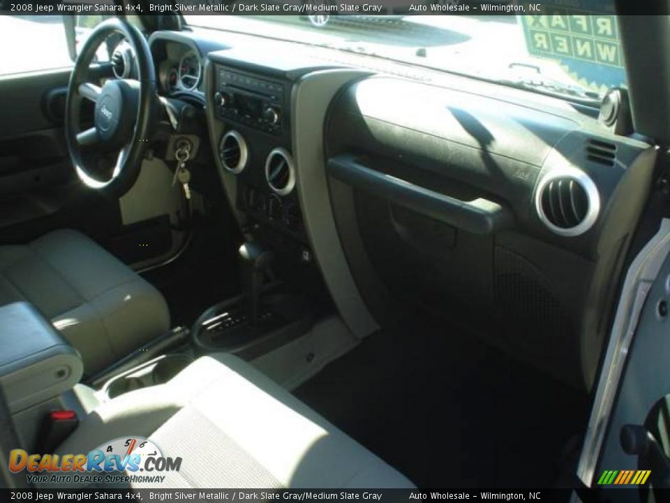 2008 Jeep Wrangler Sahara 4x4 Bright Silver Metallic / Dark Slate Gray/Medium Slate Gray Photo #7