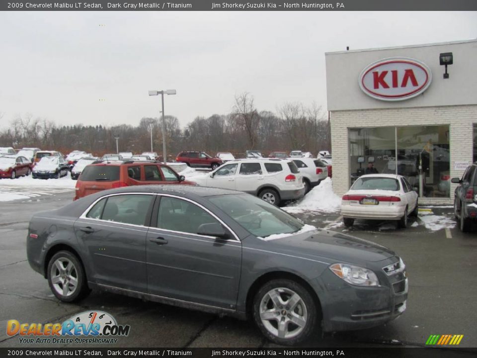 2009 Chevrolet Malibu LT Sedan Dark Gray Metallic / Titanium Photo #1