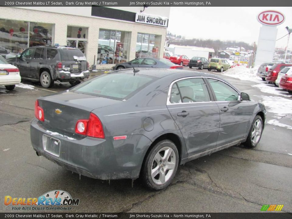 2009 Chevrolet Malibu LT Sedan Dark Gray Metallic / Titanium Photo #3