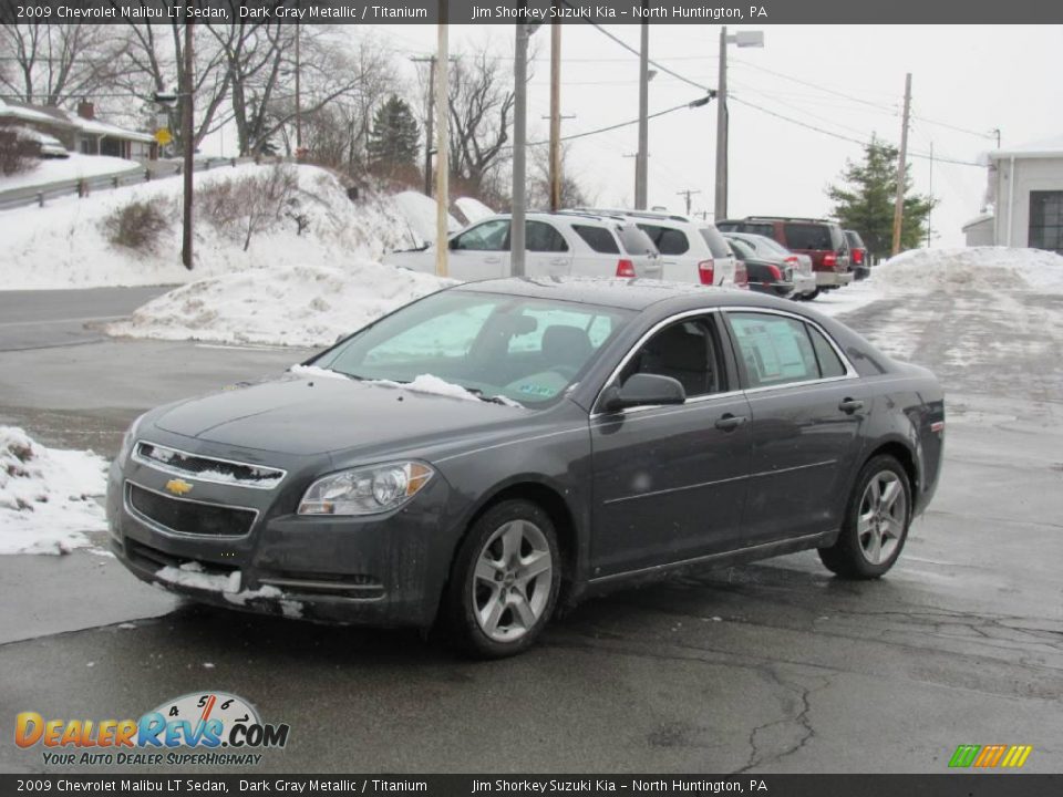2009 Chevrolet Malibu LT Sedan Dark Gray Metallic / Titanium Photo #4