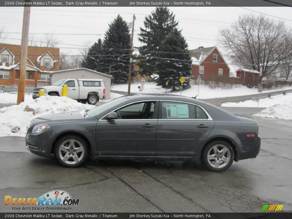 2009 Chevrolet Malibu LT Sedan Dark Gray Metallic / Titanium Photo #5