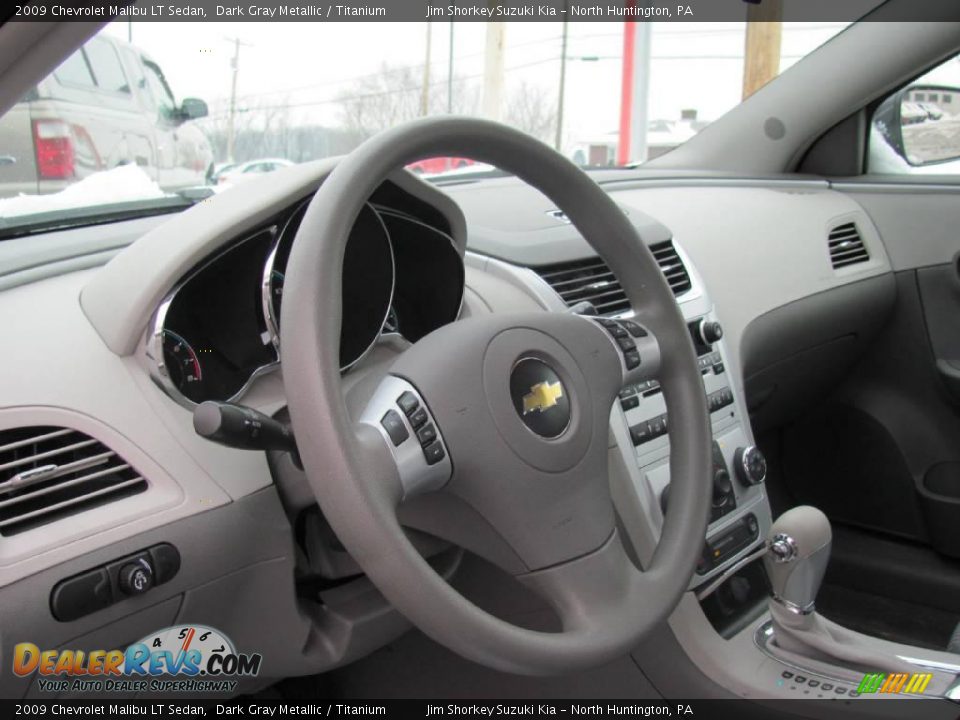 2009 Chevrolet Malibu LT Sedan Dark Gray Metallic / Titanium Photo #7