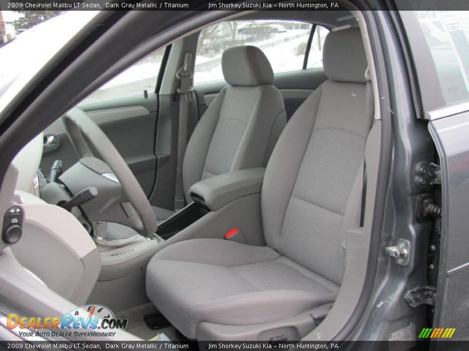 2009 Chevrolet Malibu LT Sedan Dark Gray Metallic / Titanium Photo #9